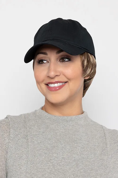 Perma-Rite Tapered Hat caps med hår svart 12,7 cm