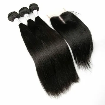 Diva Maker 4 Piece 4x4 parykksett platinablond