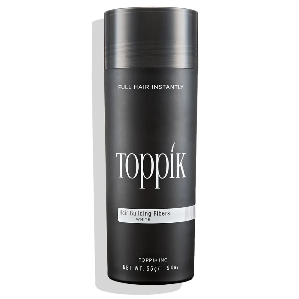 Toppik Hårfiber Hvit 55g – keratinfibre