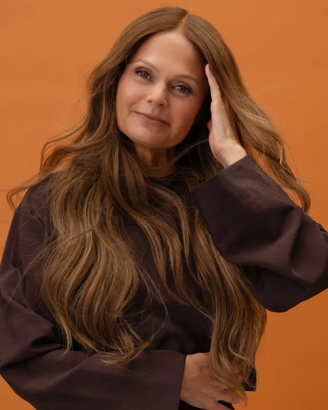 BHBD Elena 50 cm parykk balayage ekte hår