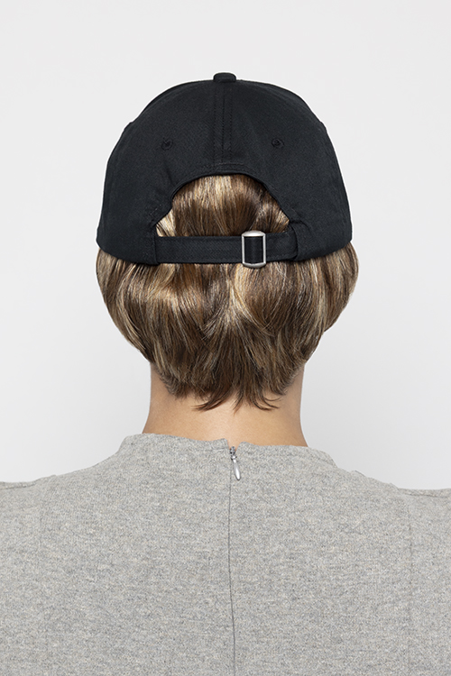 Perma-Rite Tapered Hat caps med hår svart 12,7 cm