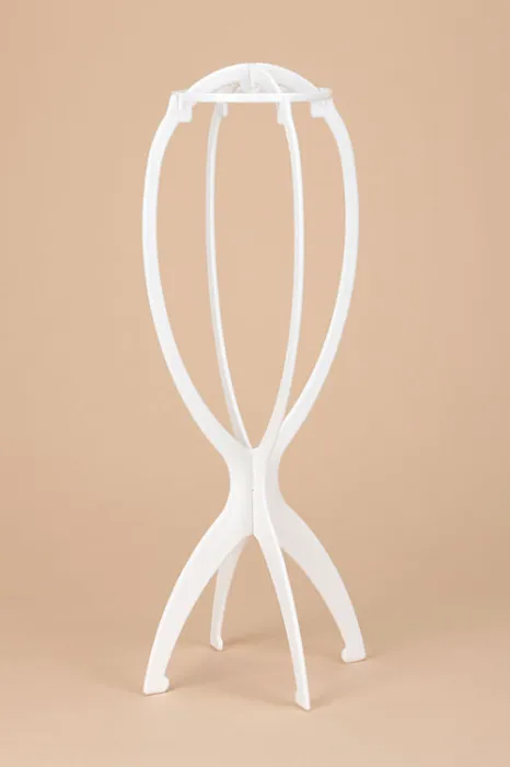 Perma-Rite Plastic Wig Stand parykkstativ sammenleggbart