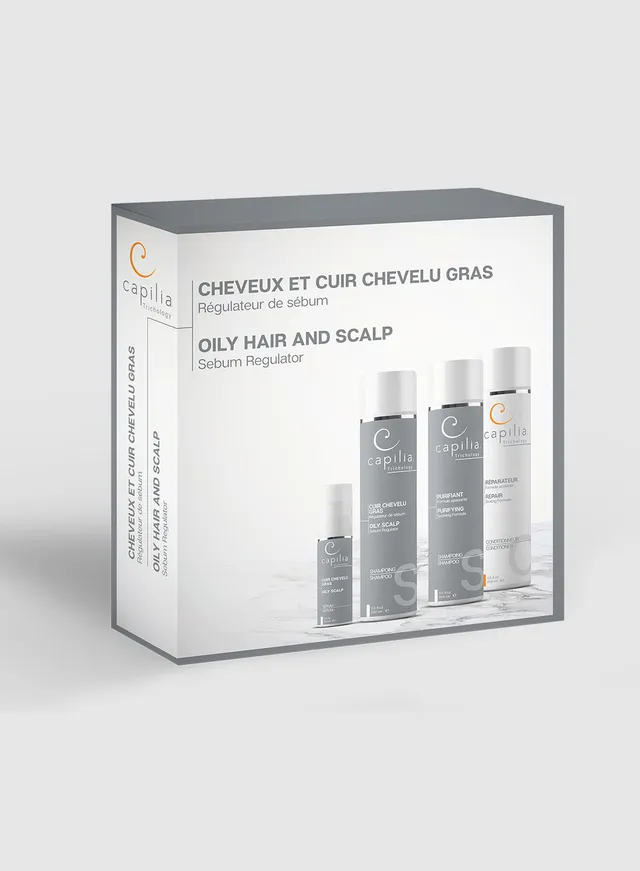 Perma-Rite Oily Hair and Scalp sett 4 deler fet hodebunn