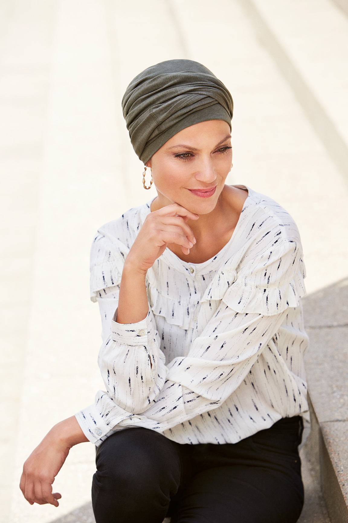 Belle Madame Beanie loopsjal lueparykk