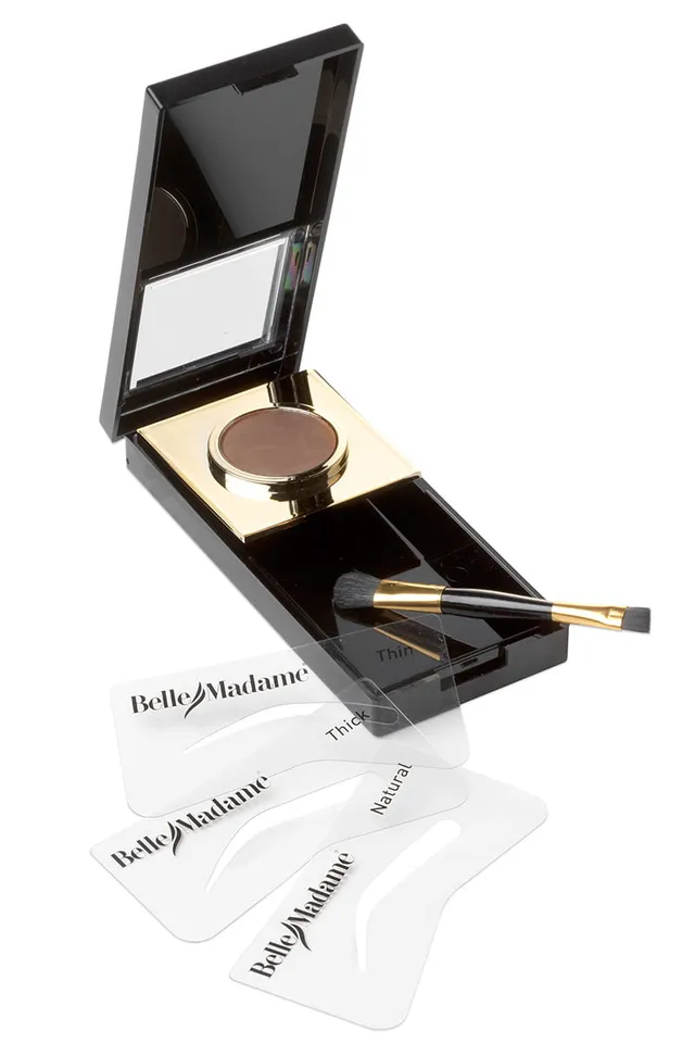 Belle Madame Eyebrow Powder Kit brynsminke Bronze