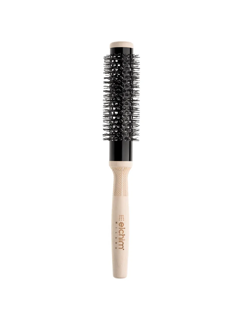 Elchim Wooden Thermal rundbørste 24 mm tre