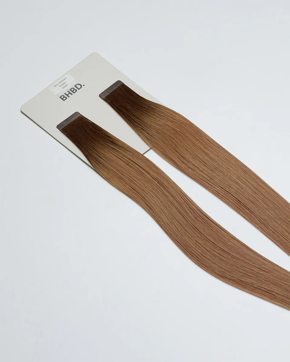 BHBD Tape Extensions 4N/8N tape hår 12-pk brun balayage