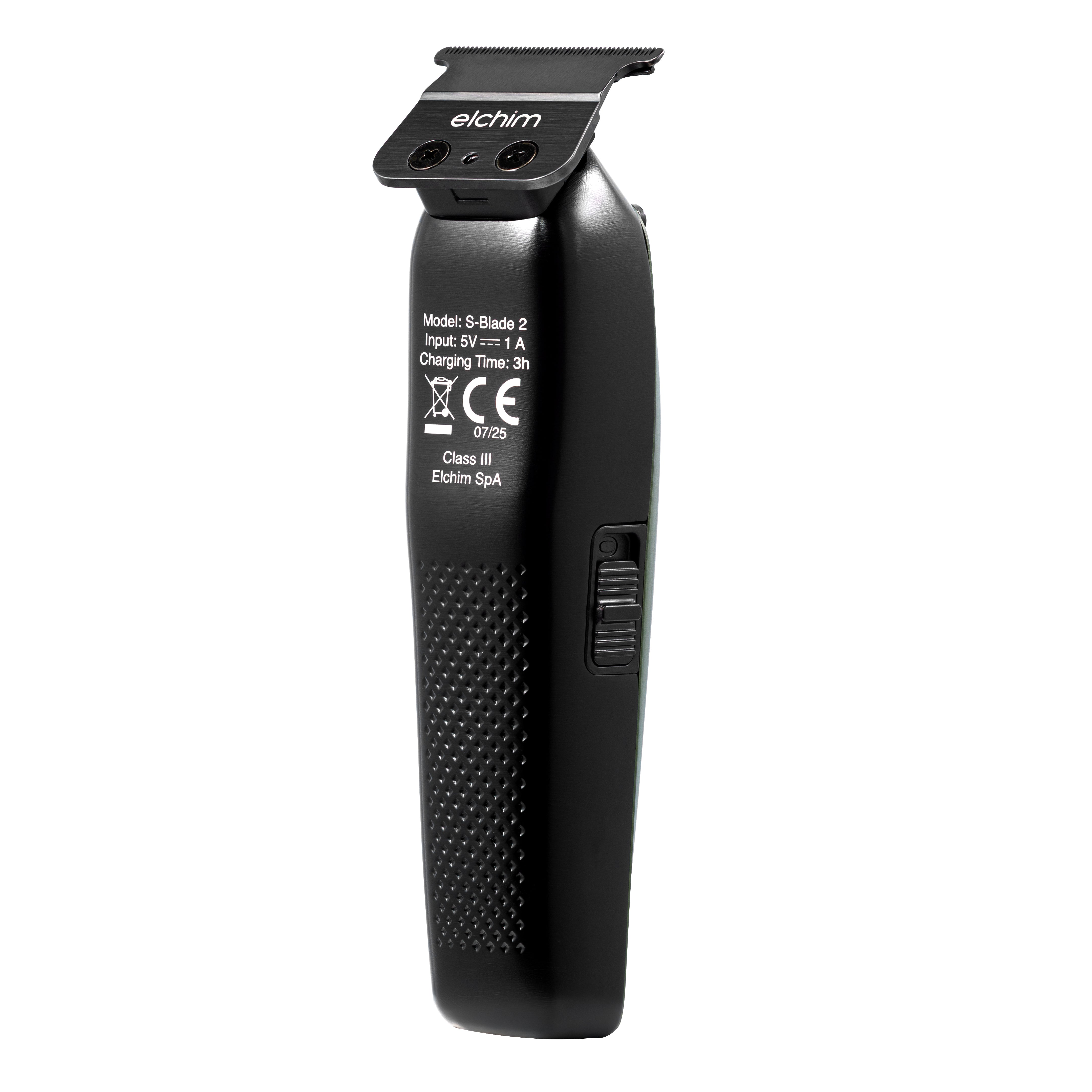 Elchim S-Blade 2 trimmer trådløs DLC titan detalj
