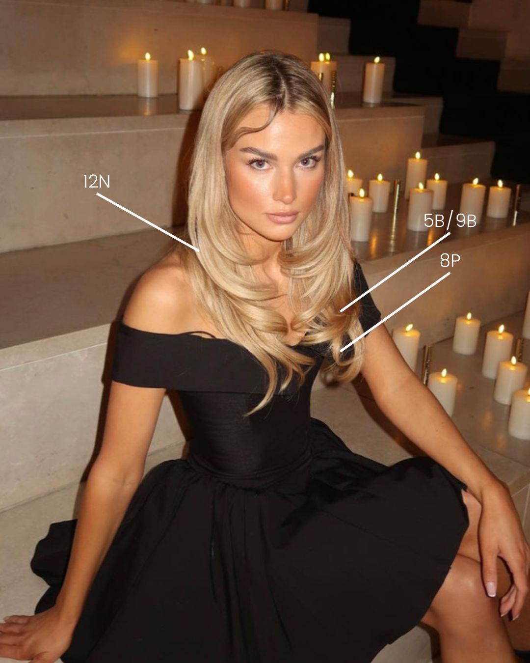 BHBD Tape Extensions 12N tape hår 12-pk lys aske blond