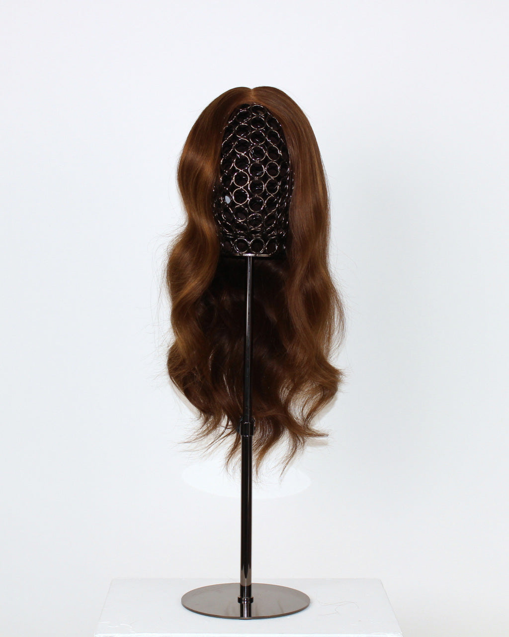 BHBD Daisy parykk 40 cm mørkebrun highlights