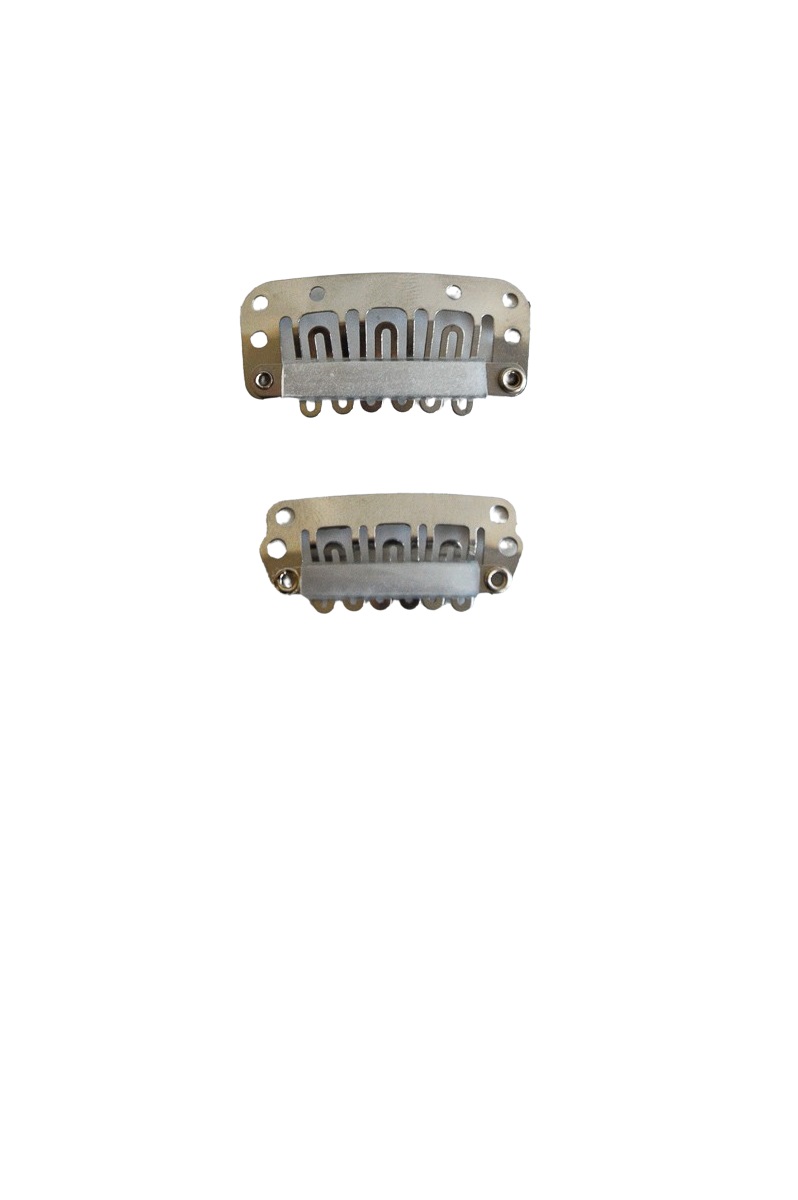 Perma-Rite Comb Clips parykkclips silikon 12-pakning feste