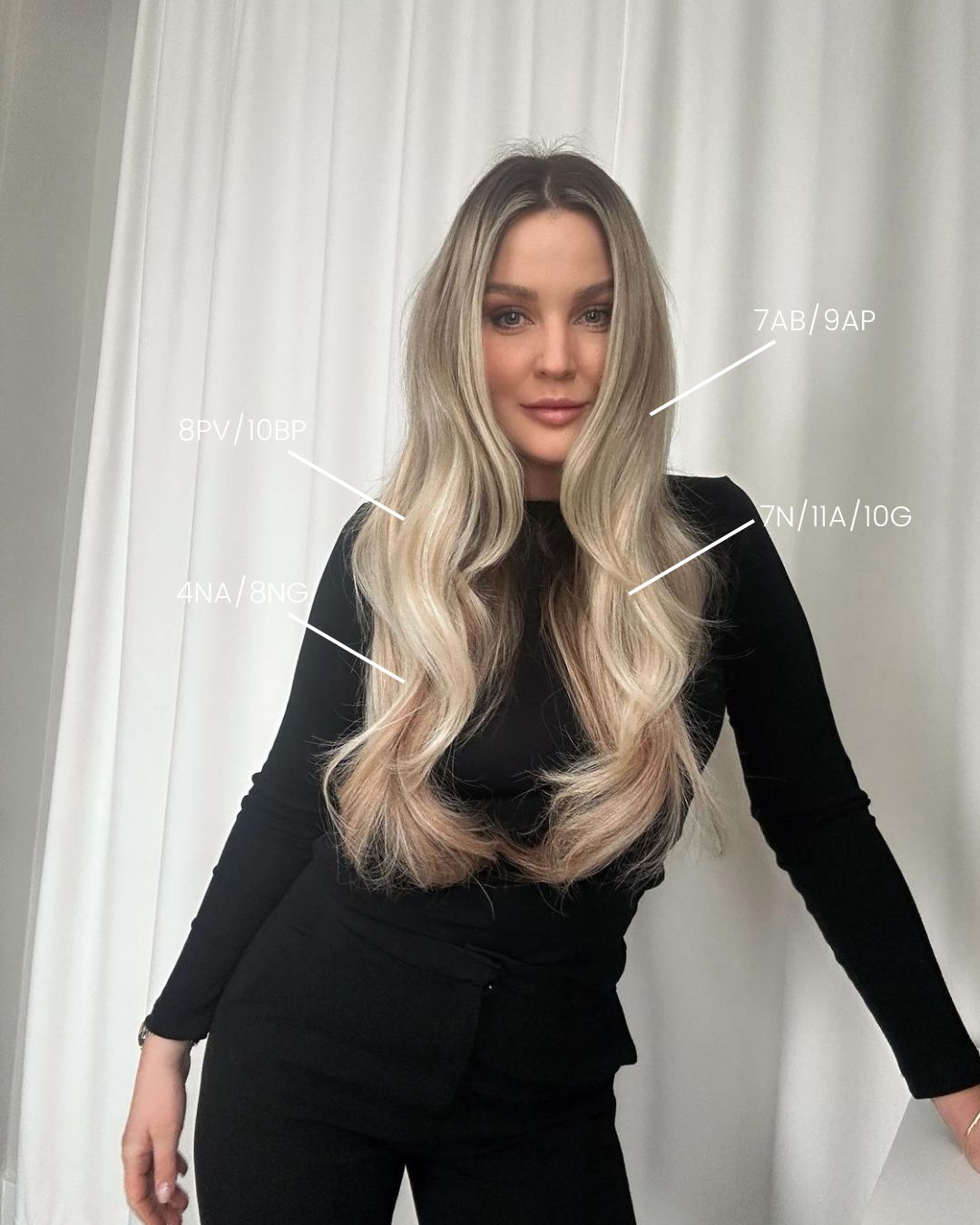 BHBD Tape Extensions 7N/11A/10G tapehår 12-pk ekte hår