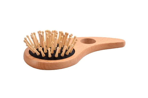 Perma-Rite Bamboo Brush hårbørste 2-pakning trepinner