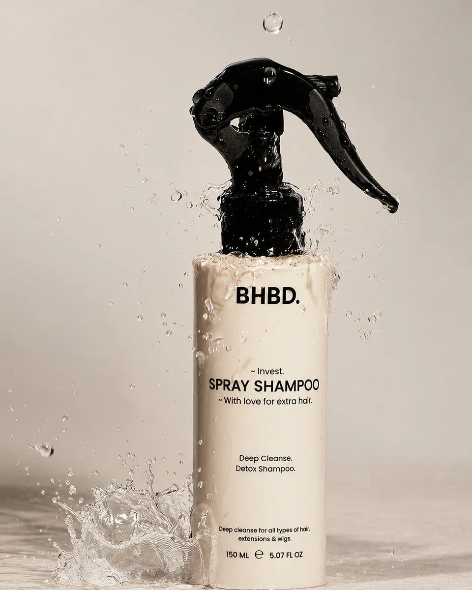 BHBD Detox Spray Shampoo sjampo fet hodebunn