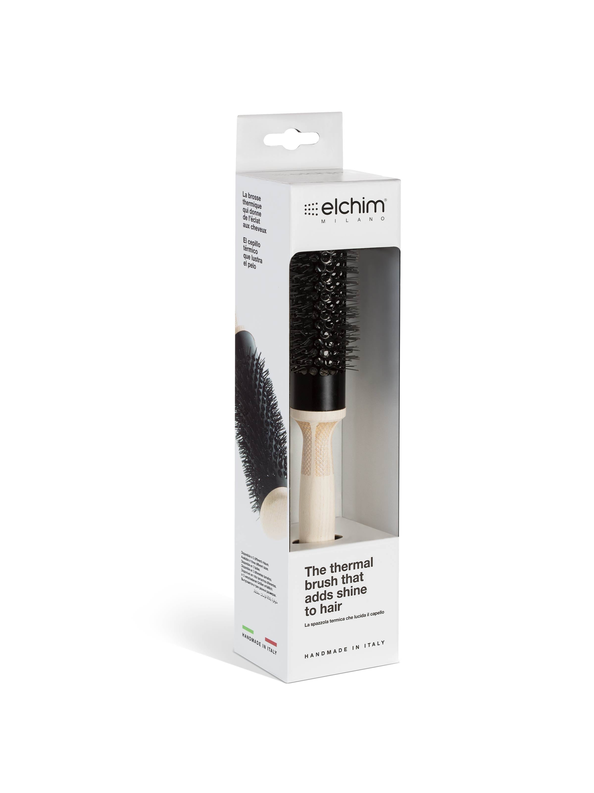 Elchim Wooden Thermal rundbørste tre 44 mm