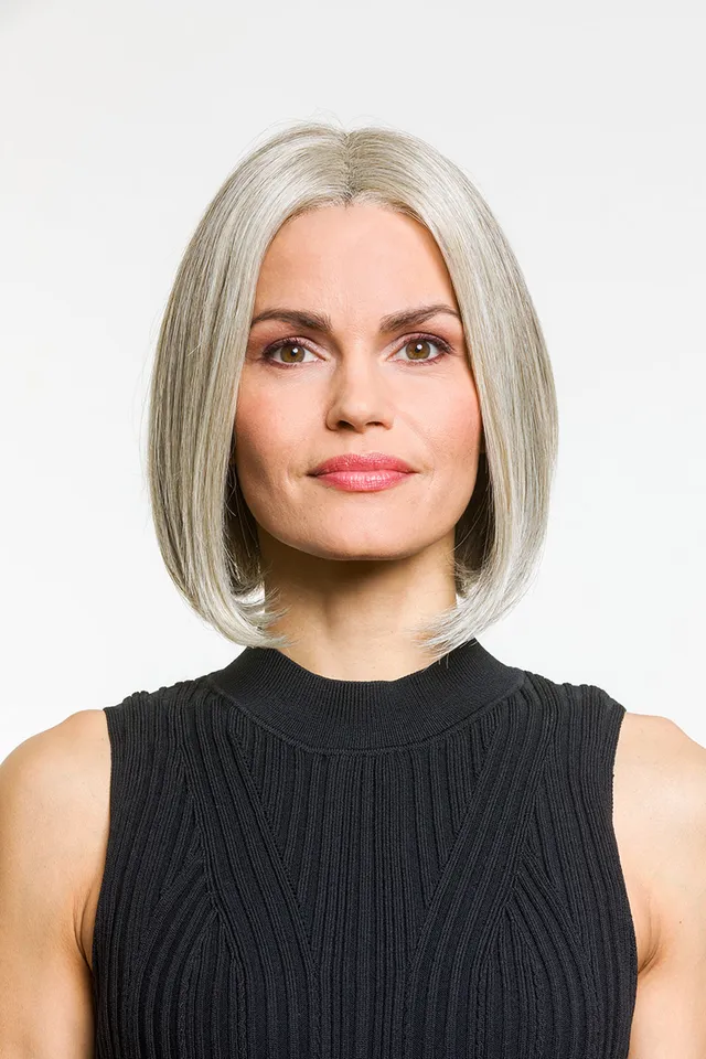 Perma-Rite Lulu CRH parykk hvit lace front varmebestandig