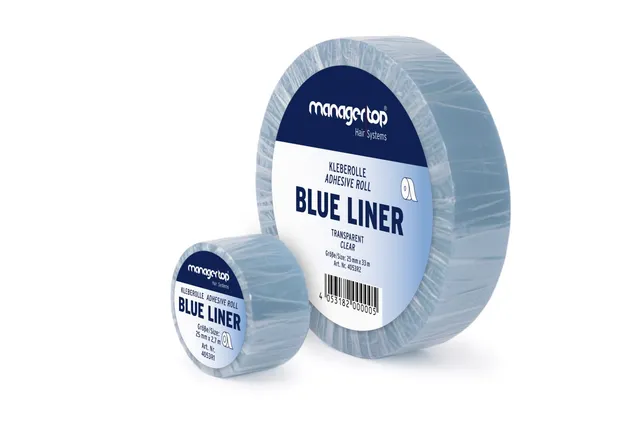 Belle Madame Blue Liner parykktape 25 mm 33 m sterk hold