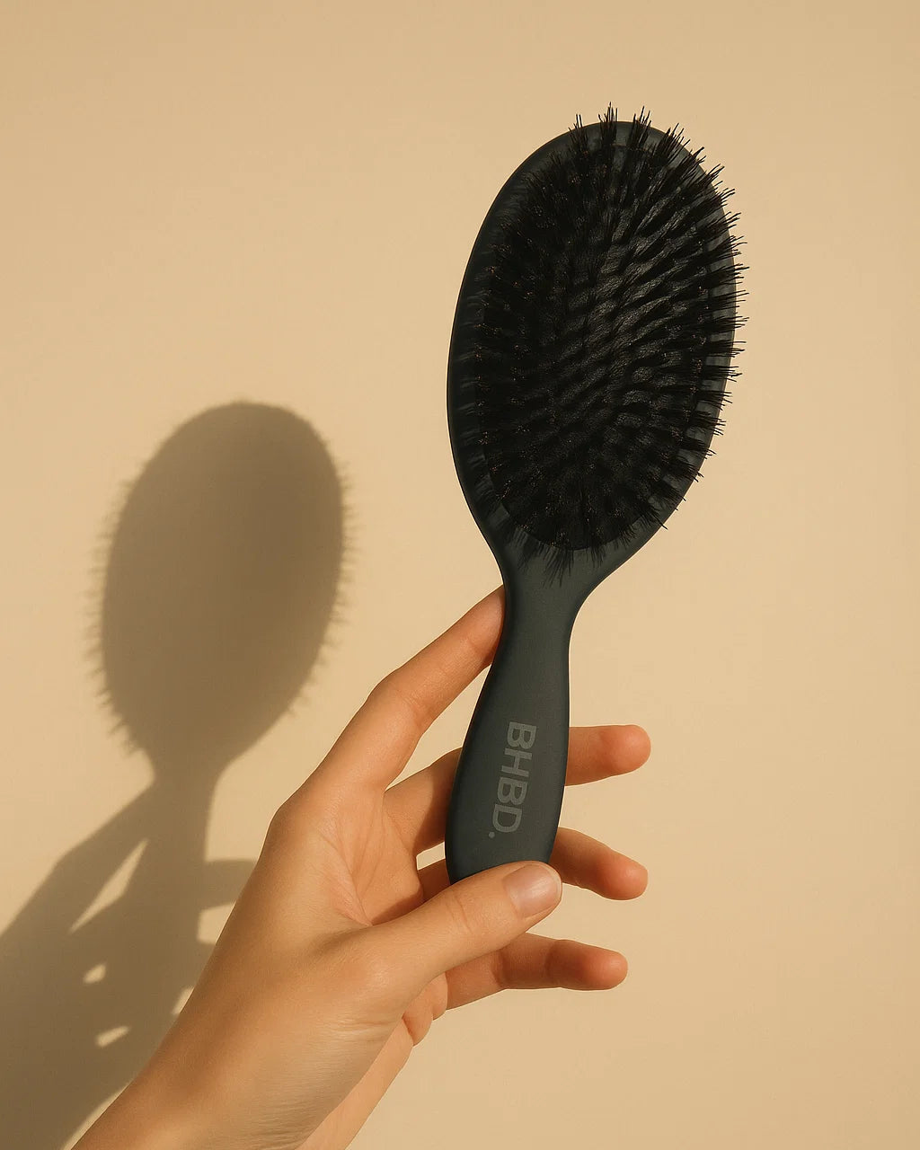 BHBD Paddle Brush hårbørste villsvinbust nylon