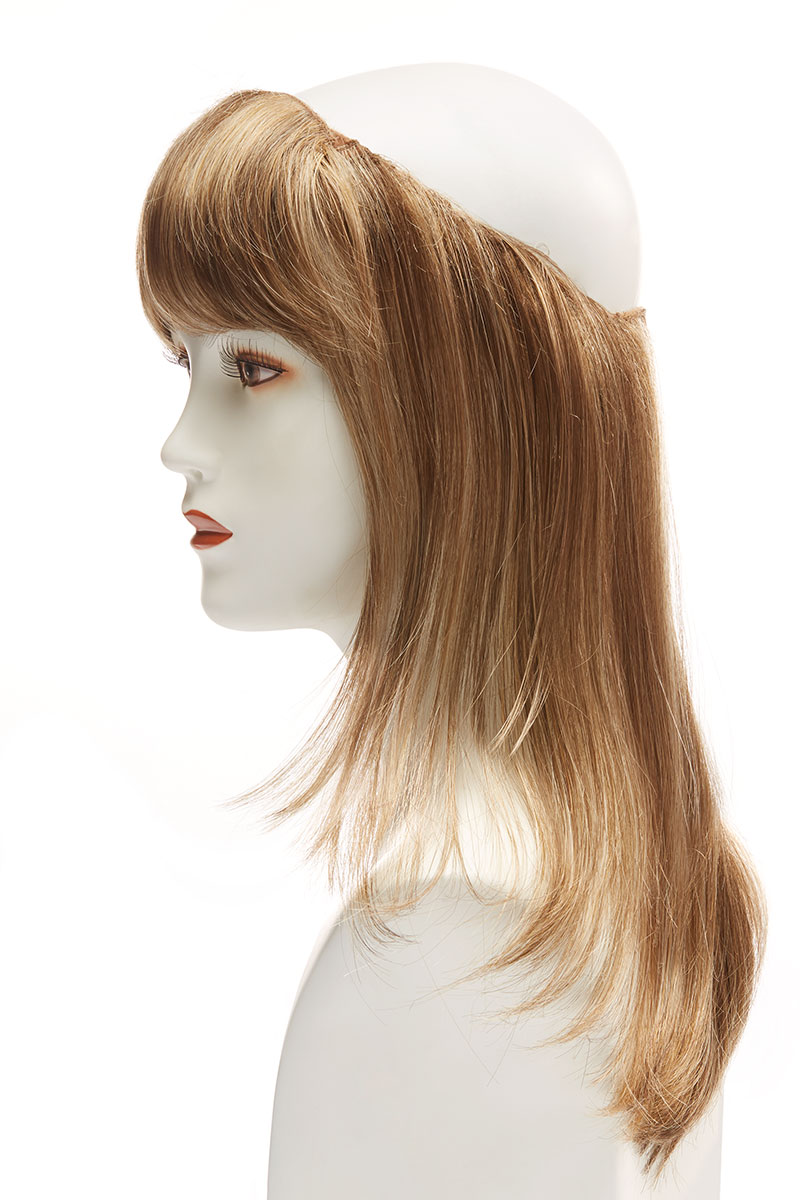 Perma-Rite Cap Hair Long syntetisk hårstykke med lugg