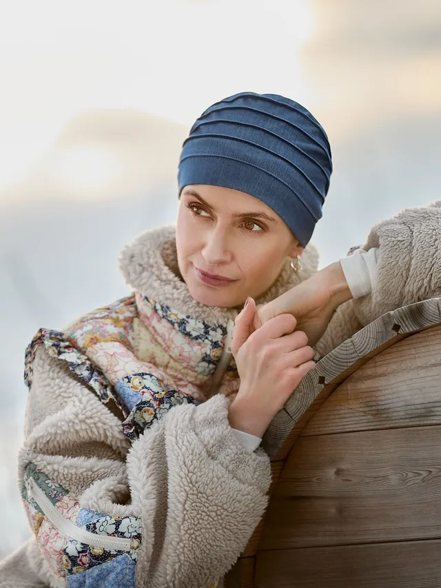 Christine Headwear Yoga Turban turban beige myk bomull