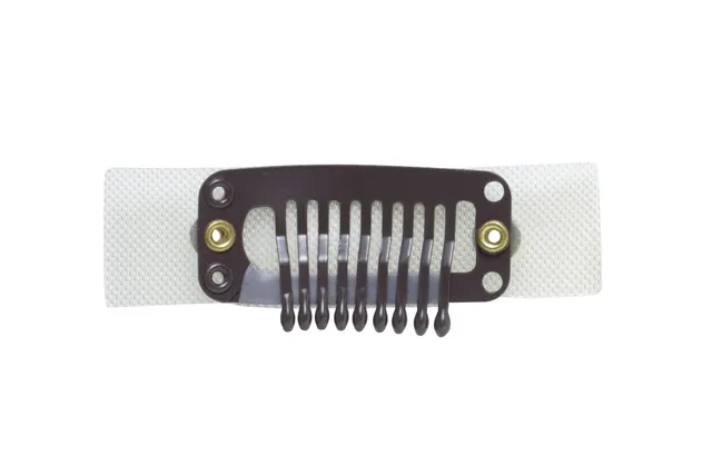 Belle Madame PU Clip hårklips 32 mm brun