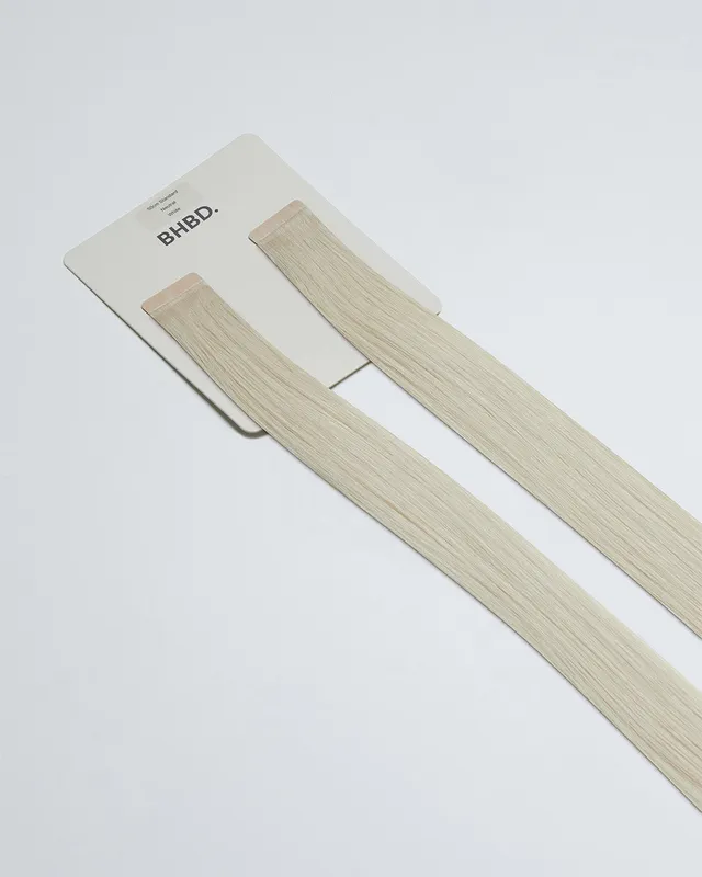 BHBD Tape Extensions White harforlengelse 12-pk ekte har