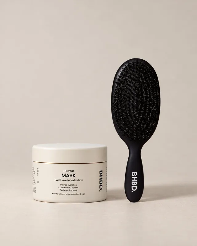 BHBD Detangle Kit hårbørste og maske keratin