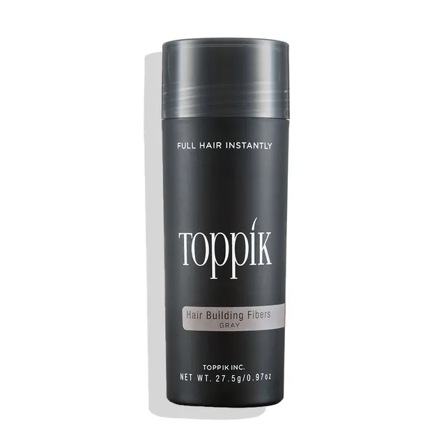 Toppik Hårfiber Grå 27,5g for grått hår
