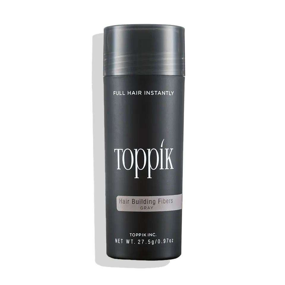 Toppik Hårfiber Grå 27,5g for grått hår