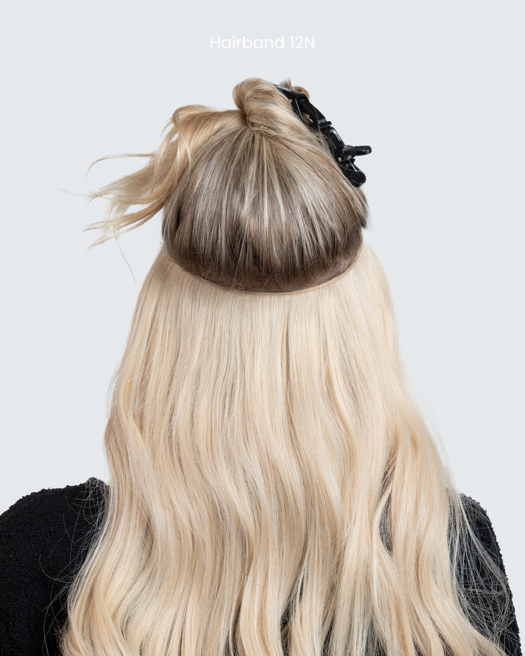BHBD Hairband 12N halo extensions 40 cm ekte hår