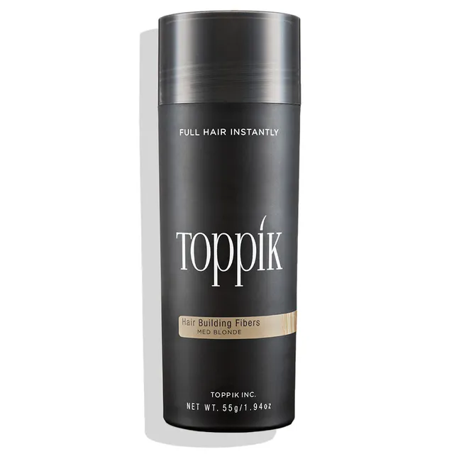 Toppik Hårfiber Medium Blond 55g – keratinfibre