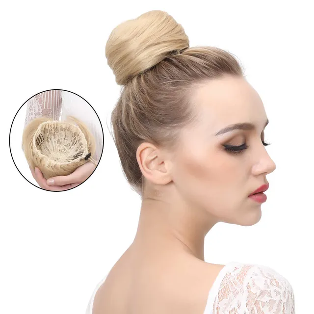 Diva Maker Hair Prosthetics Simone Sleek Blonde Bun hårknute blond