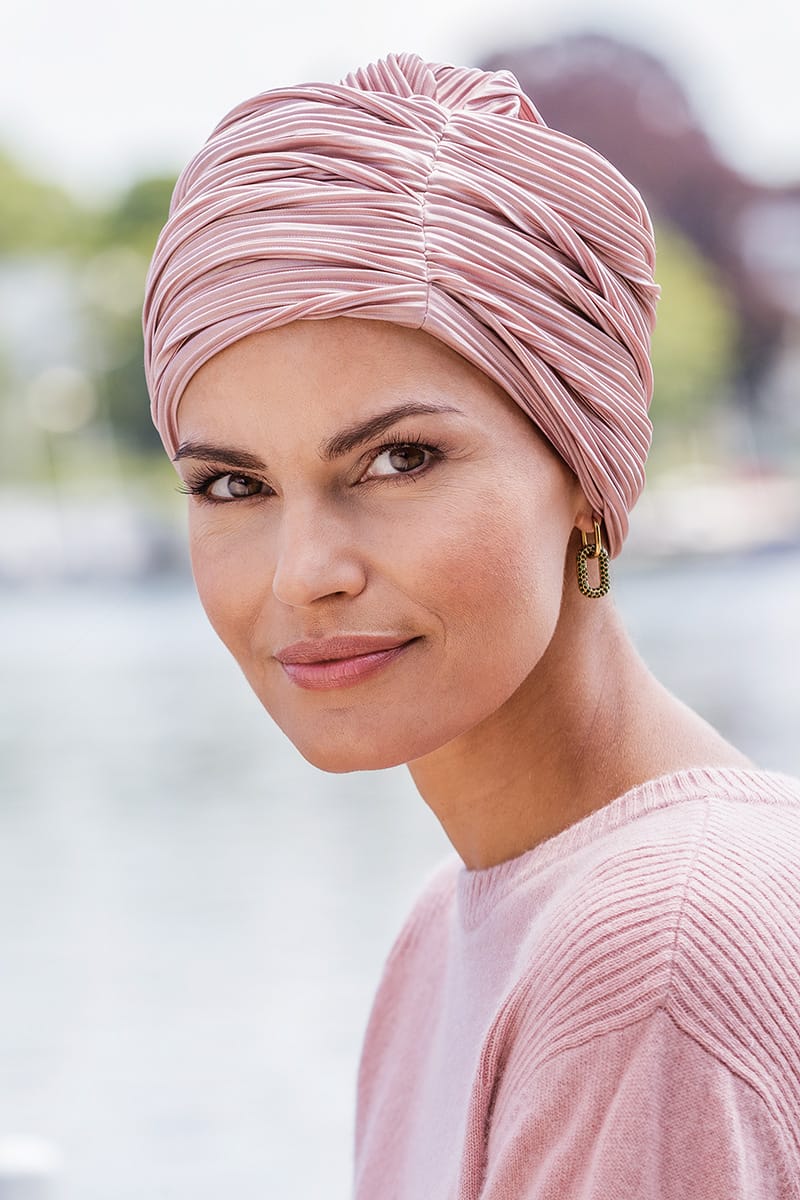 Belle Madame Carla Plissé turban myk hverdagsbruk