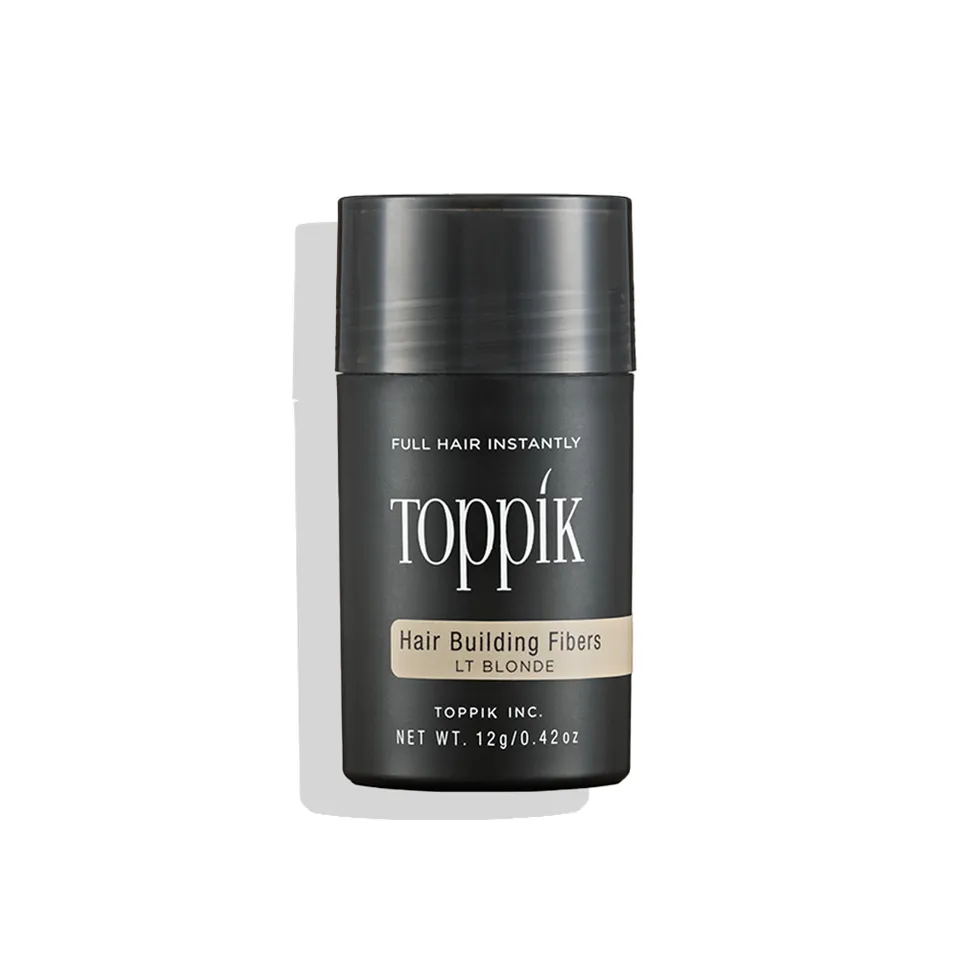 Toppik Hårfiber Lys Blond 12g for tynt hår