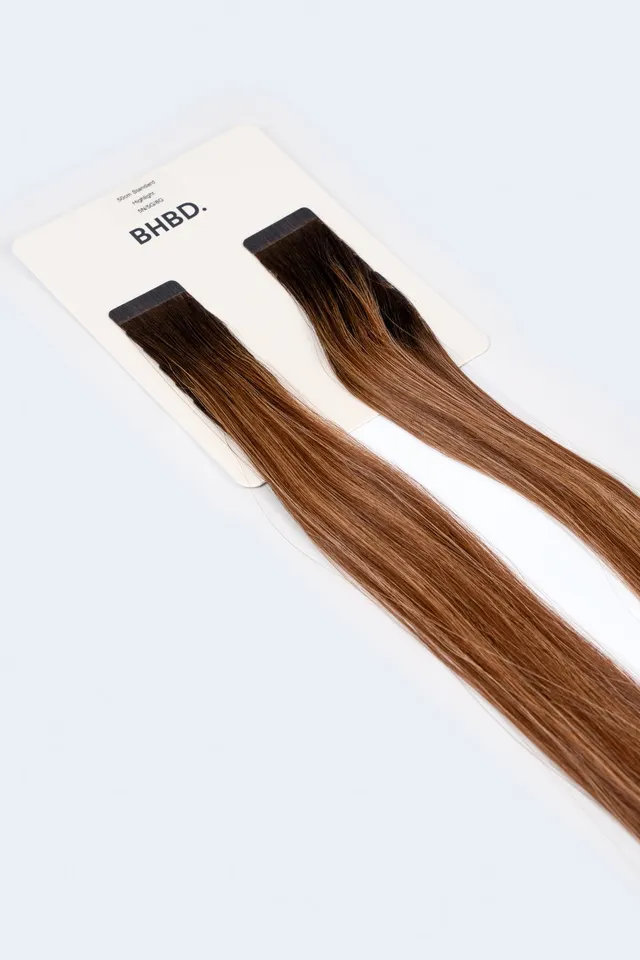 BHBD Tape 5N/5G/8G extensions 12-pak brun