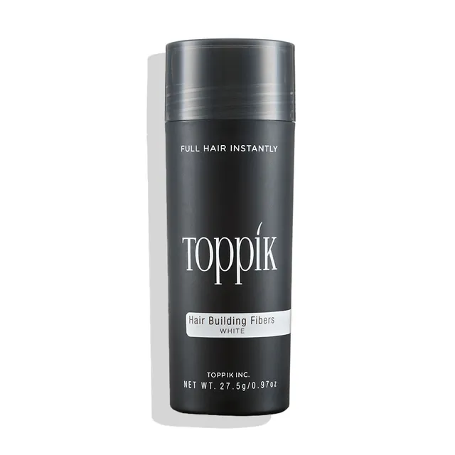 Toppik Hårfiber hvit 27,5g keratinfibre