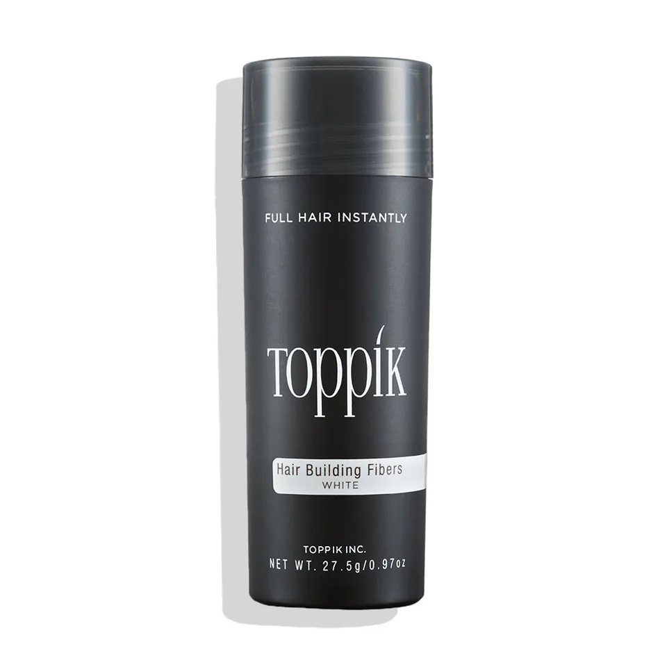 Toppik Hårfiber hvit 27,5g keratinfibre