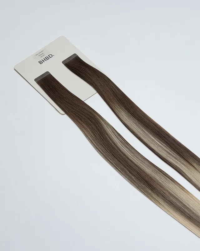 BHBD Tape Extensions 6A/12N tape extensions 12-pk askebrun