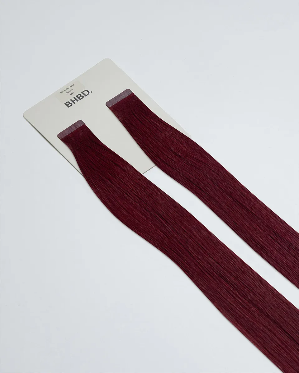 BHBD Tape Extensions 6RV tape hår 12-pk rødlig mørkblond