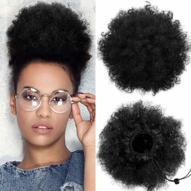 Diva Maker Hair Prosthetics Kamille Kinky Tower Bun hårknute