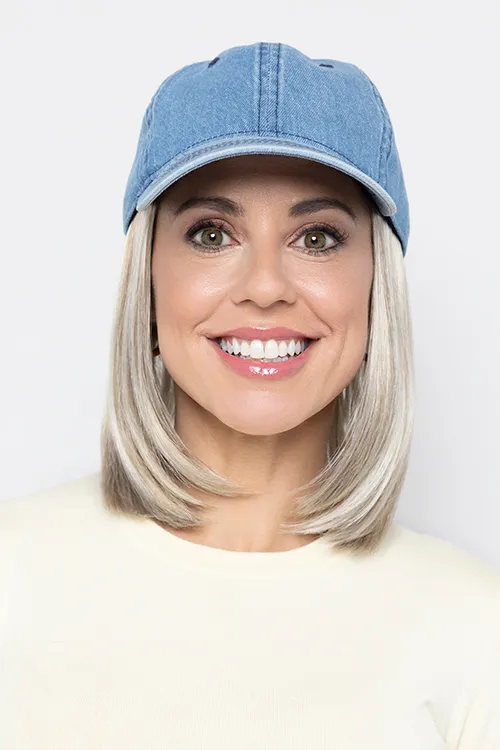 Perma-Rite Classic Denim caps med hår bomull