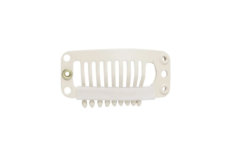 Belle Madame Finger Clip hårklips 32 mm beige