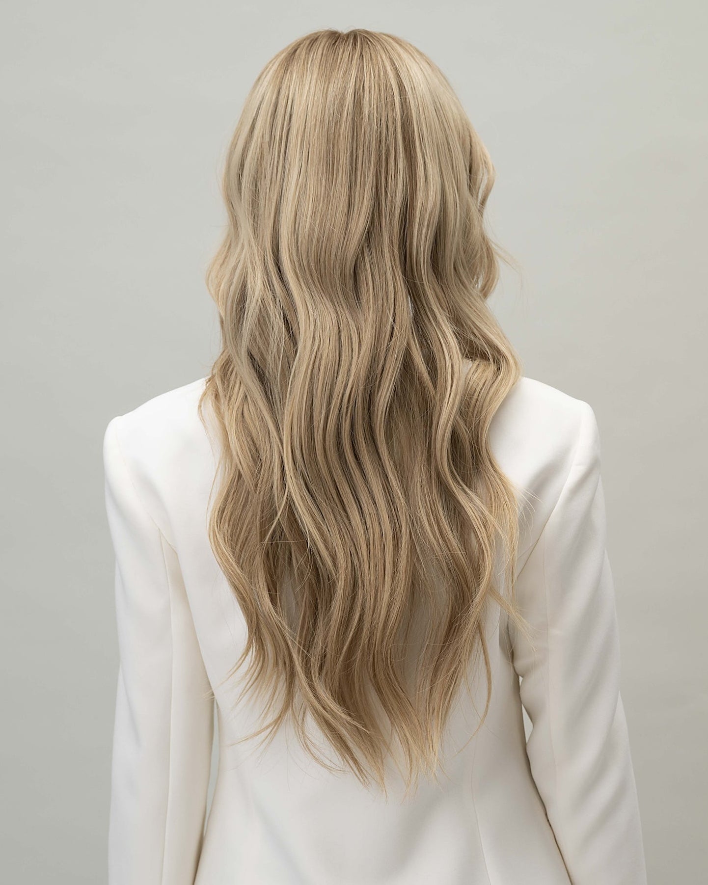 BHBD Scarlet parykk 50 cm naturlig blond ekte hår