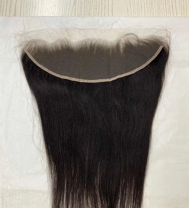 Diva Maker Straight Silk Base 13*4 Frontal rett svart