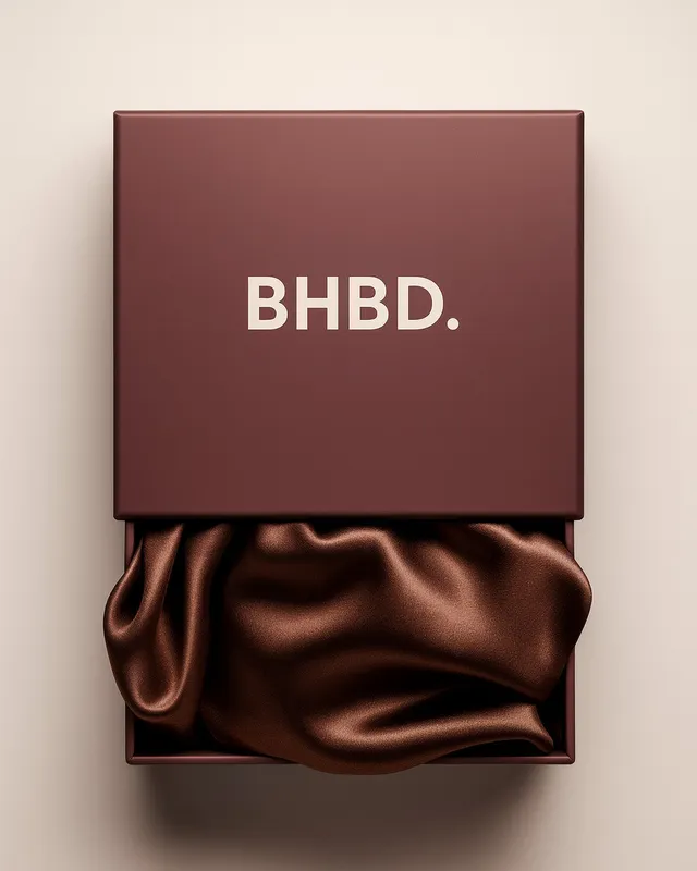 BHBD Silk Bonnet silkehette morbærsilke dobbel