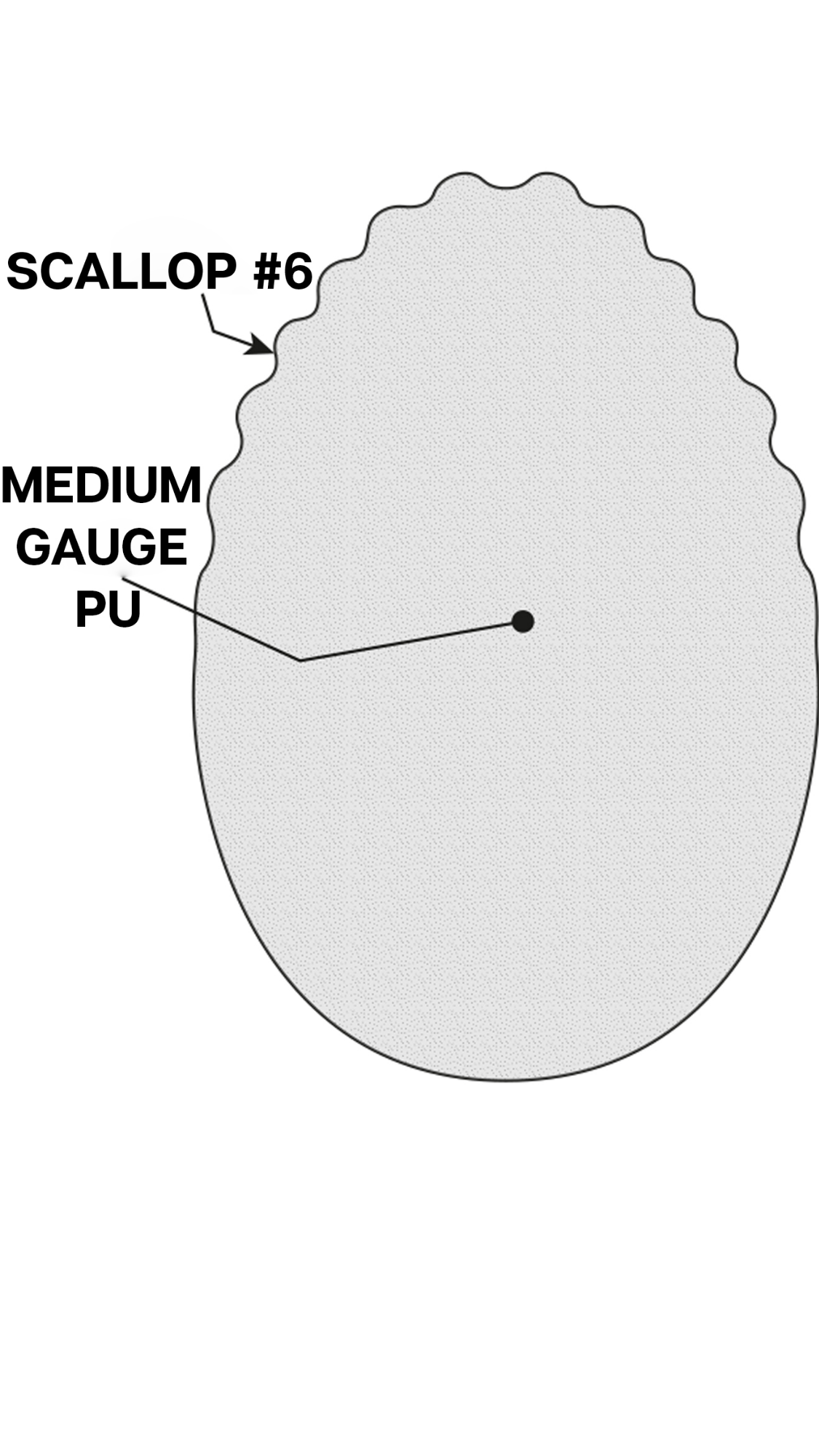 Perma-Rite Vibe hårsystem PU scallop front