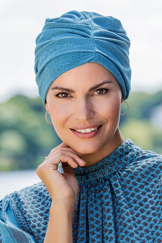 Belle Madame Carla Turban ribbet myk turban