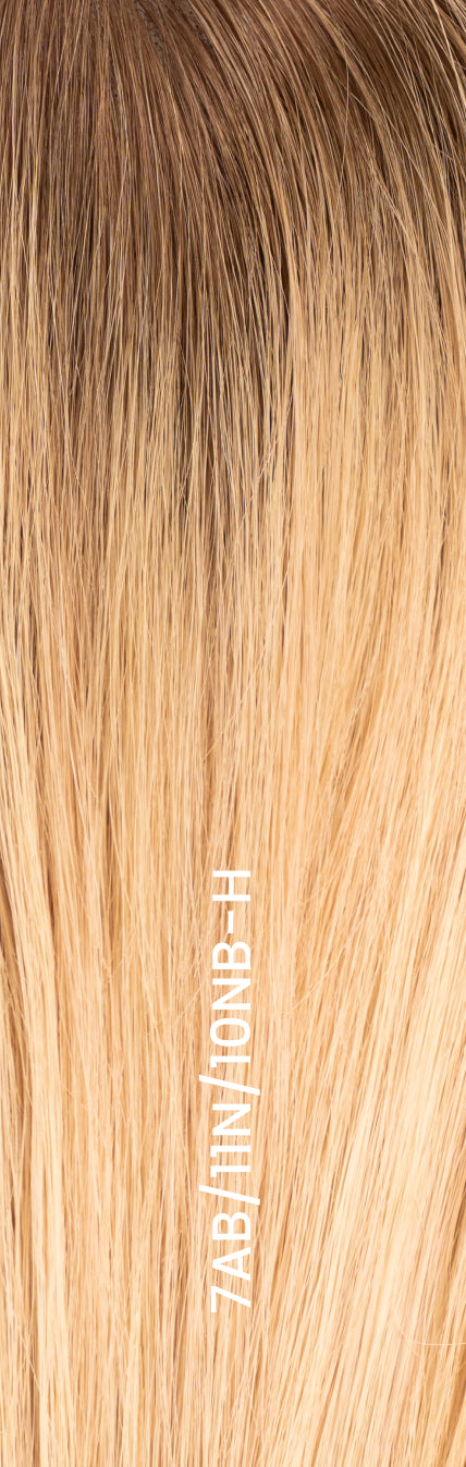 BHBD Full Crown 1N hair topper sort ekte hår