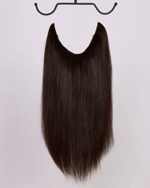 BHBD Hairband 5N hårextensions 40 cm ekte mørkt hår